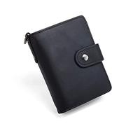 QGKWJP Portafogli da uomo Portafoglio da uomo con portamonete Cerniera Portafogli piccolo Mini Portafogli Portamonete sottile (Colore : Marrone, Dimensioni : 12 * 3 * 9cm)
