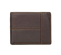 QGKWJP Portafoglio in pelle da uomo, portafogli da uomo e porta carte di credito, portafogli bifold durevoli (Colore: B, Dimensioni: 12 * 9,5 cm)