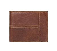 QGKWJP Portafoglio in pelle da uomo, portafogli da uomo e porta carte di credito, portafogli bifold durevoli (Colore: B, Dimensioni: 12 * 9,5 cm)