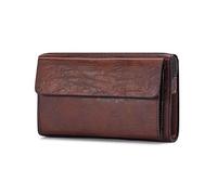 QGKWJP Portafoglio Lungo da Uomo Porta Carte di Credito Portamonete Portamonete con Cerniera Portafoglio in Pelle PU di Grande capacità, Scelta Migliore (Colore : A, Dimensioni : 19 * 11cm)