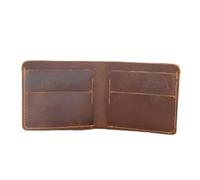 QGKWJP Portafoglio Minimalista per Uomo Donna, Mini Bifold in Pelle Sottile, Porta Carte di Credito con Tasca Frontale (Colore : Nero, Dimensioni : 12x9.5x2cm)