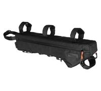 QGMKMVZZBK Borsa Da Sella Moto Borse Da Sella Moto Borsa Telaio Bicicletta Triangolare Antipioggia Ciclismo Trave Trasversale MTB Strada Con Motore 17 Pollici O Più Lunga(Black-2.4l)
