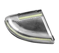 QGMKMVZZBK Indicatori Direzione Retrovisore Per Dodge Per Ram 1500 2500 2009-2022 2 Pezzi Indicatore Direzione Dinamico Posteriore Luce Parcheggio Bianca Specchietto Laterale(1PC Left Clear)