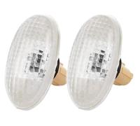 QGMKMVZZBK Per Aveo Per T200 Per Spark I 2005 2006 2007 2008 Luce Laterale Indicatore Direzione Ambra 96590420 Indicatore Direzione(2pcs Clear Lens)
