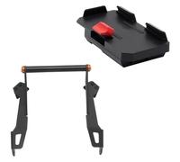 QGMKMVZZBK Porta Cellulare GPS Per ADV 350 2025 Supporto Di Estensione Per Manubrio Adattatore Fisso Regolabile Per Moto Navigatore Per Telefono GPS(12MM 2)