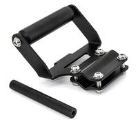 QGMKMVZZBK Porta Cellulare GPS Per Africa Per Twin Per CRF1000L 2018 2019 Per CRF 1000 L Supporto Per Cellulare Per Targa Per Navigazione GPS Moto(Black 12mm+22mm)