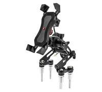 QGMKMVZZBK Porta Cellulare GPS Per BMW Per R1200R Per R1200RS Per R1250R Per R1250RS LC Supporto Caricabatterie Telefono Moto Piastra Di Navigazione Smartphone(With charging)