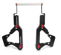 QGMKMVZZBK Porta Cellulare GPS Per NMAX 155 Per NMAX155 Per Nmax155 2020 2021 2022 2023 Supporto GPS Per Moto Per Navigazione Per Telefono Nero Per Specchietto(12mm)