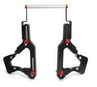 QGMKMVZZBK Porta Cellulare GPS Per Yamaha Per NMAX 155 Per NMAX155 Per N-MAX155 2020-2023 Supporto Telefono Con Specchietto Retrovisore Navigazione GPS Moto(Black 12mm)