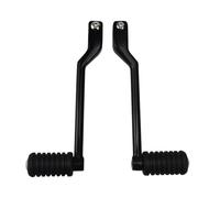 QGQFDEYUNB Leva del Cambio Pedane cambio anteriori e posteriori con punta tallone, per Street Glide, per Touring, per Softail, per Fat Boy, per Road King(Black Left 1 Set)