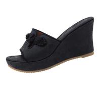 Qgtxf Pantofole Estive per Donna Sandali con Tacco Cuneo Piattaforma