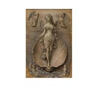 QGVBGF Stampa artistica su tela, motivo: La nascita di Venere, mitologia classica, decorazione per camera da letto, ufficio, stanza, regalo, 30 x 45 cm