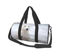 QGWDYYJQ Baby Polar Bear Borsa da viaggio stampata Borsa da viaggio di grande capacità