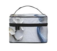 QGWDYYJQ Bella borsa cosmetica stampata del pavone della borsa di trucco di viaggio della borsa cosmetica