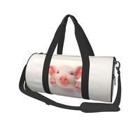 QGWDYYJQ Borsa da viaggio stampata con maiale carino borsa da viaggio di grande capacità