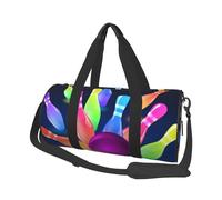 QGWDYYJQ Borsa da viaggio stampata con palline da bowling Borsa da viaggio di grande capacità