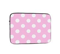 QGWDYYJQ Borsa protettiva per computer portatile con stampa a pois rosa