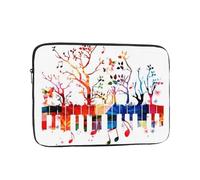 QGWDYYJQ Borsa protettiva per computer portatile con stampa colorata per tastiera e pianoforte