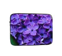 QGWDYYJQ Borsa protettiva per computer portatile con stampa fiore viola