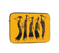 QGWDYYJQ Cultura africana creativa stampata Laptop Case Laptop Bag Borsa protettiva per computer portatile