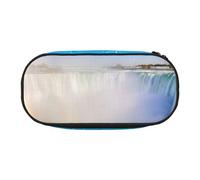 QGWDYYJQ Niagara Falls - Astuccio per matite e cancelleria, portatile, con stampa, Nero , Taglia unica, Portamonete