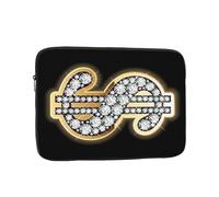 QGWDYYJQ oro dollaro segno stampato Laptop Case Laptop Bag Portable Computer Protective Bag