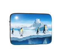 QGWDYYJQ Penguins On The Iceberg - Custodia protettiva per computer portatile, con stampa