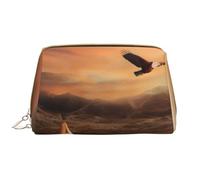 QGWDYYJQ Rosa rosa ha stampato la borsa cosmetica portatile di cuoio della pochette della borsa da toeletta, Tribù Nativi Americani, Taglia unica