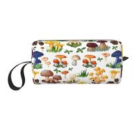 QGWDYYJQ Sacchetto di immagazzinaggio tenuto in mano della piccola borsa di trucco della borsa stampata del fungo della pittura giapponese