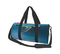 QGWDYYJQ Sea Conch Shell Starfish Turtle Borsa da viaggio stampata Borsa da viaggio di grande capacità