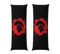 QGWDYYJQ Spartan Warrior - Federa per cuscino con stampa a forma di casco lungo, 50,8 x 137,2 cm
