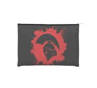 QGWDYYJQ Spartan Warrior - Trousse in carta stampata con casco da guerriero spartano, riutilizzabile, per
