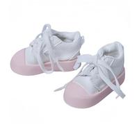 QGYDYH Scarpe per bambole BJD da 1/4 realizzate con cura e alla moda, rendono la bambola più bella, la scelta migliore per regalare (bianco + rosa)