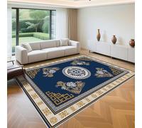 QGYFRE Tappeti Per Bambini Cameretta tris camera da letto 80x120cm Blu Disegno stampato cinese il corridoio del soggiorno scendiletto