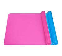QH-Shop Tappetino da Forno in Silicone Antiaderente Riutilizzabile per DIY Artigianato, Fusione di Gioielli, Stampo in Resina, Stuoia di Pasticceria, Blu, 40 x 30 cm, 2 Pezzi