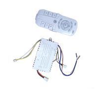 QH007 DC Inverter Ventilatore da Soffitto Luce Telecomando Pacchetto Compreso Ricevitore per Piena Funzionalità (C)