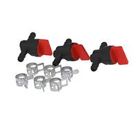 QHALEN Valvola di intercettazione carburante in linea da 1/4" con morsetti per 493960 494768 698183 (confezione da 3)