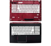 QHGUYOZ per MSI GL62 GP62 Top Cover Palmrest Upper Case GP62MVR MS-16J5-16J9-16J3 Lunetta della Tastiera per Materiale Metallico(B Brushed Style)