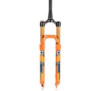 QHIYRZE 26/27,5/29'' Mountain Bike Forcella Ammortizzata Corsa 120mm Forcella Anteriore MTB Bici Regolazione Ritorno 1-1/2 Tubo Conico QR 9 * 100mm Leggera Freno A Disco Blocco Manuale(27.5'')