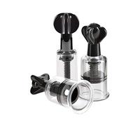 QHJ Fetish Fantasy Series Limited Edition Super Suckers Trio Black One Size