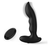 QHJ Vibratore Anale Plug Analesex Toys Vibratoreper Uomo Stimolatore Prostatoco Maschile Sex Toys Massaggiatore Prostata Uomo Manette Sexy adulti Sex Toysper Uomini Anllò-Vibrante-Per-Il-Pene
