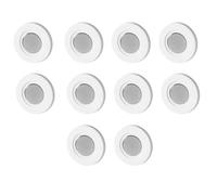 QHKNUYOAX 10Pcs Magnetic Remote Control Holder Wall Mount, Organizers Storage Self-Adhesive TV Caddy for Back of for Walls, Living Room