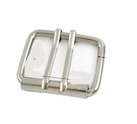 QHKNUYOAX 5 pezzi 40/50 mm fibbia singola/doppia in metallo for cintura da uomo cappotto regolabile scorrevole cinture artigianali in pelle for borsa(Color 1)