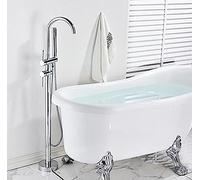 QHLMLL Bathtub Faucet Set Floor Standing Bath Mixer Tap Dual Handle Shower Bathtub Tap for Bathroom faucets-Gold,Gold