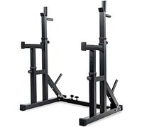 QHLMLL Home Panca per Esercizi Sedia con manubri Sgabello Multifunzione Supporto per bilanciere, Altezza Regolabile Supporto per Squat Supporto per bilanciere Supporto per Sollevamento Pesi Bilanci