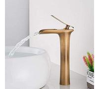 QHLMLL Kitchen Taps Basin Faucets Modern White Bathroom Faucet Waterfall Faucets Single Hole Cold And Hot Water Tap Basin Faucet Mixer Taps