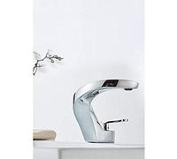 QHLMLL Kitchen Taps Kitchen Tap Faucet Sink Mixer Tap Single Lever Deck Mounted Brass Hot And Cold Vanity Fittings Brushed Nickel