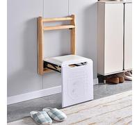 QHLMLL Panca per scarpe da ingresso a parete, panca da doccia, panca pieghevole a parete, sedia pieghevole invisibile, comodo sgabello pieghevole per bagno o veranda (colore: bianco)