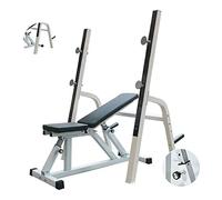 QHLMLL Panche Regolabili Squat Rack Tavolo Pesi Rack bilanciere Regolabile Panca per distensioni Attrezzatura Fitness Panca con manubri Regolabile Home,Bruciare i Grassi