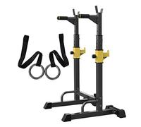 QHLMLL Rack per Panca Multifunzionale con bilanciere, Supporto per Squat Regolabile, Supporto per Panca con bilanciere, Supporto per manubri Portatile per Allenamento Completo del Corpo, Rack per p